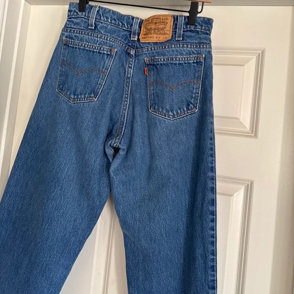 Vintage Levi’s 550 High Waisted Relaxed Fit Tapered Leg Jeans Orange Tab 
Sz 29 - Picture 6 of 12